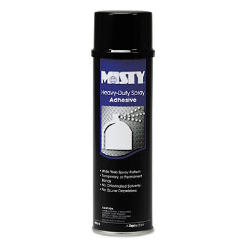 Misty - Heavy-Duty Adhesive Spray, 12 oz, Aerosol - 12/Carton