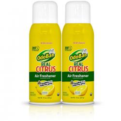 OdoBan Real Citrus Air Freshener, Lemon Scent (10oz., 2pk.)