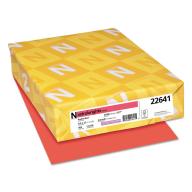 Neenah Astrobrights Colored Paper, 24lb, 8 1/2 x 11, Rocket Red, 500 Sheets/Ream