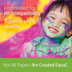 HP LaserJet Paper, 24lb, 97 Bright, Letter, Ultra White, 2500 Sheets/Carton