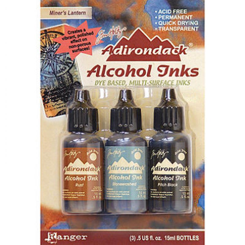 Adirondack Alcohol Ink 3-Pack (.5 Oz Each) - Miner