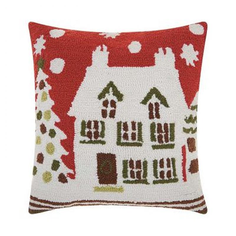 Nourison Holiday House Decorative Pillow