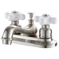 Hardware House 2 Handle Bathroom Faucet - Satin Nickel