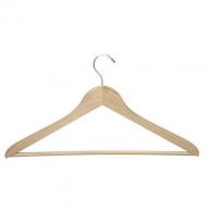 Maple Finish Wooden Hangers - 24 pk.