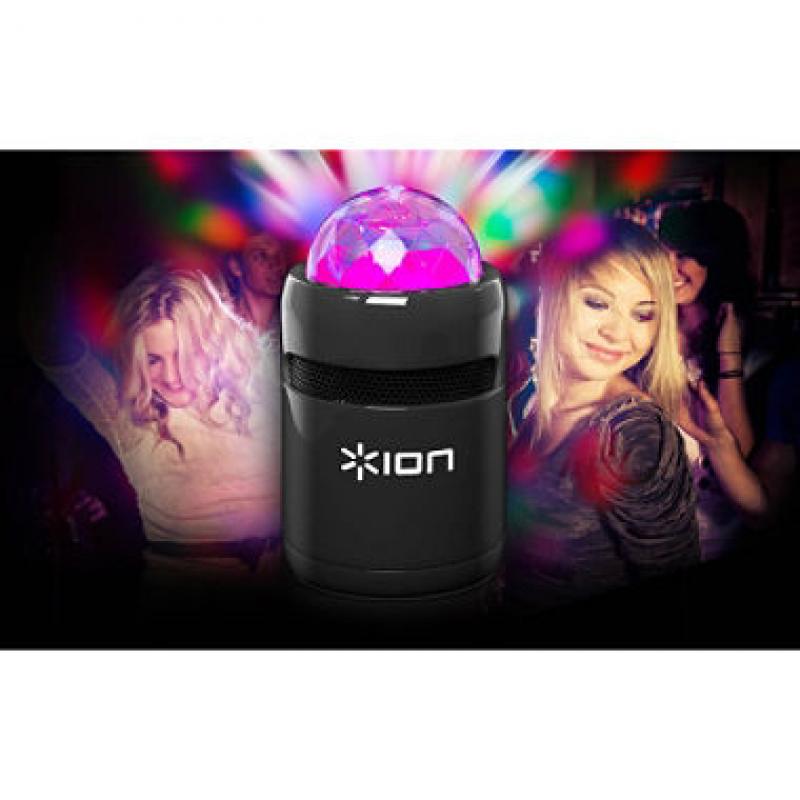 Ion Party Starter Portable Bluetooth Speaker With Built-In Light Show