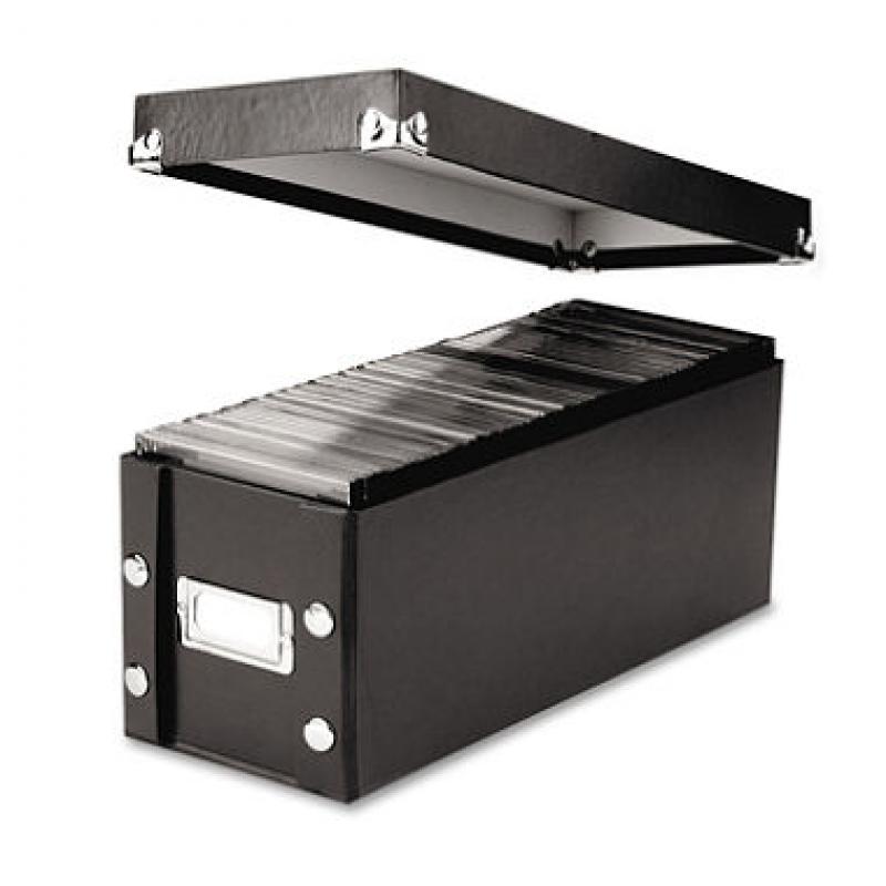 Snap-N-Store CD Storage Box, Holds 60 Slim/30 Standard Cases