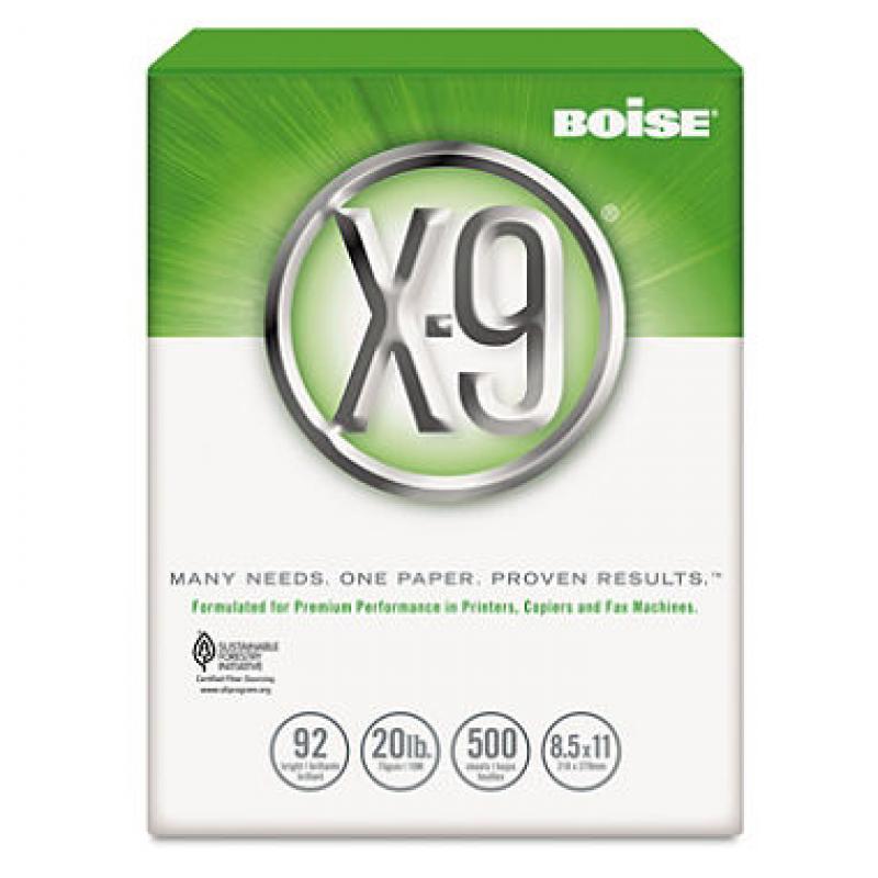 Boise - X9 Multipurpose Paper, 20lb, 92 Bright, 8-1/2 x 11" - Case