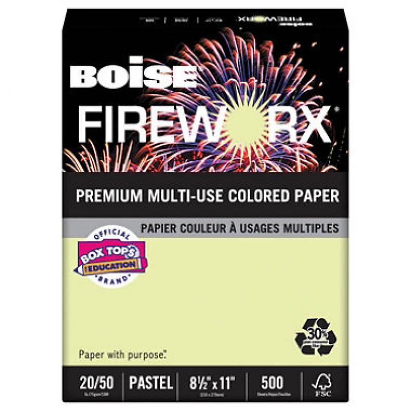 Boise - Fireworx Colored Paper, 20lb, Garden Springs Green - Ream
