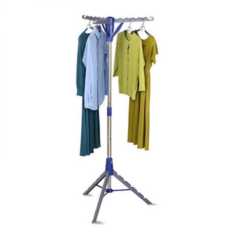 Honey-Can-Do Air Drying Rack Folding Tripod (Blue/Gray)