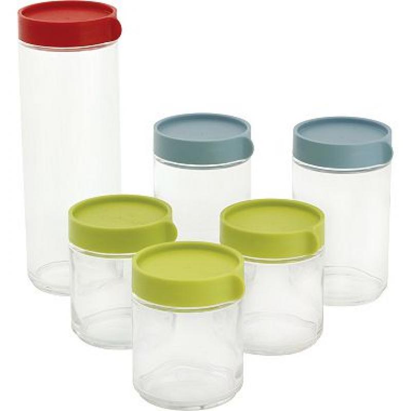 Glasslock Round Block Canisters, 12-Piece Set