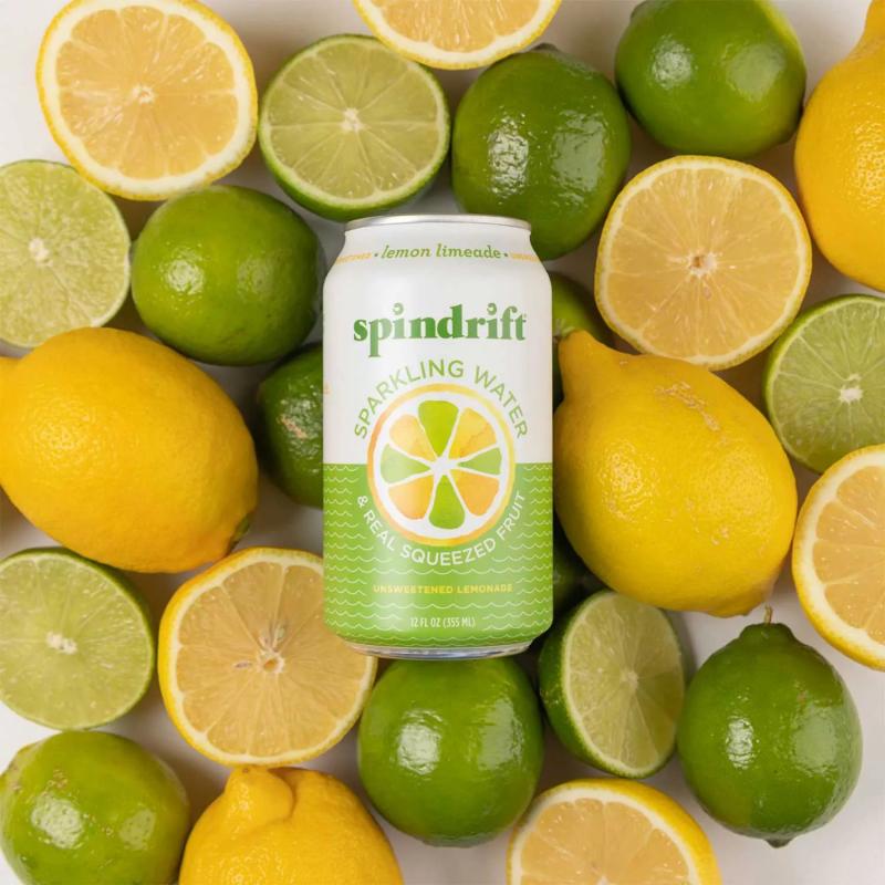 Spindrift Unsweetened Lemonade Sparkling Water, Variety Pack (12 fl. oz., 24 pk.)