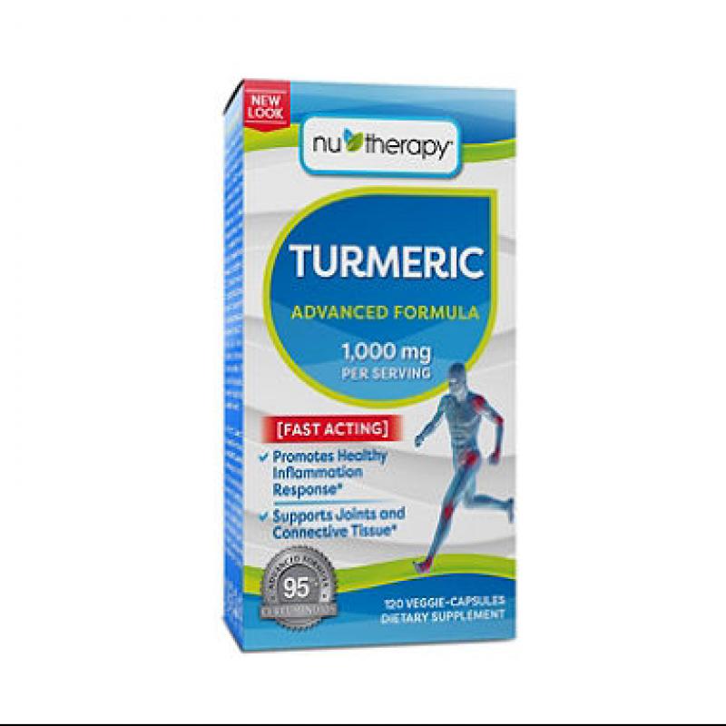 NuTherapy Turmeric 1000mg, Veggie-Capsules (120ct.)