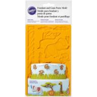 Wilton Fondant & Gum Paste Mold, Jungle Animals 409-2558