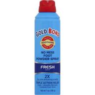 Gold Bond No Mess Foot Powder Spray, 7 oz