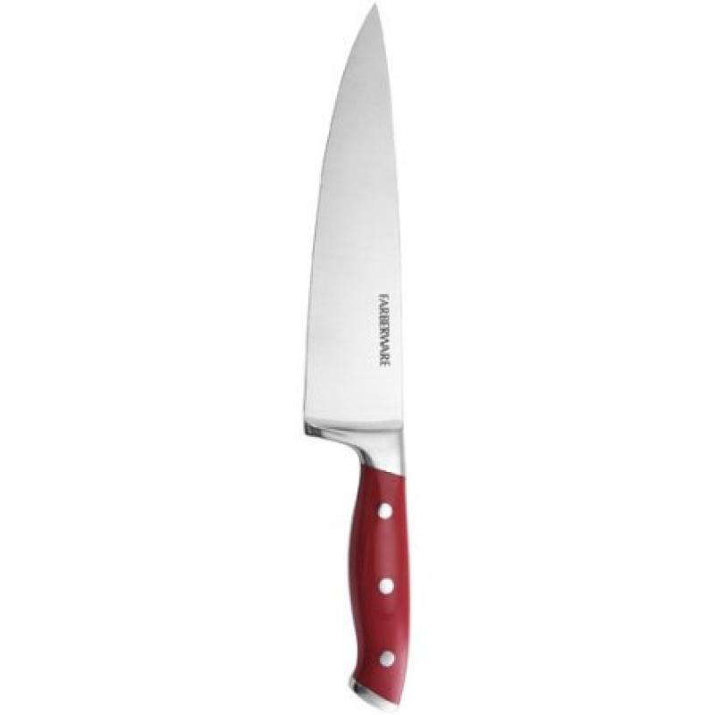 Farberware 8" Forged Chef&#039;s Knife, Red