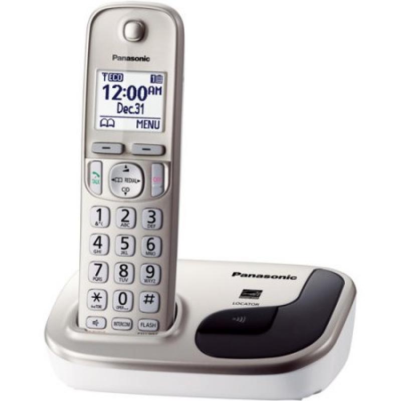 Panasonic KX-TGD210N Expandable Digital Cordless Phone with 1 Handset