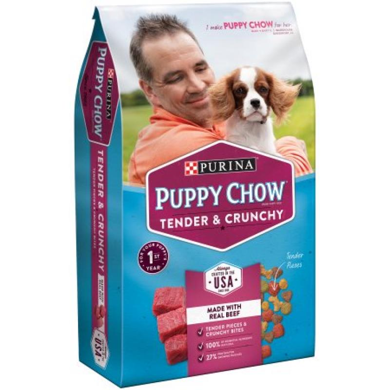 Purina Puppy Chow Tender and Crunchy Puppy Food 8.8 lb. Bag