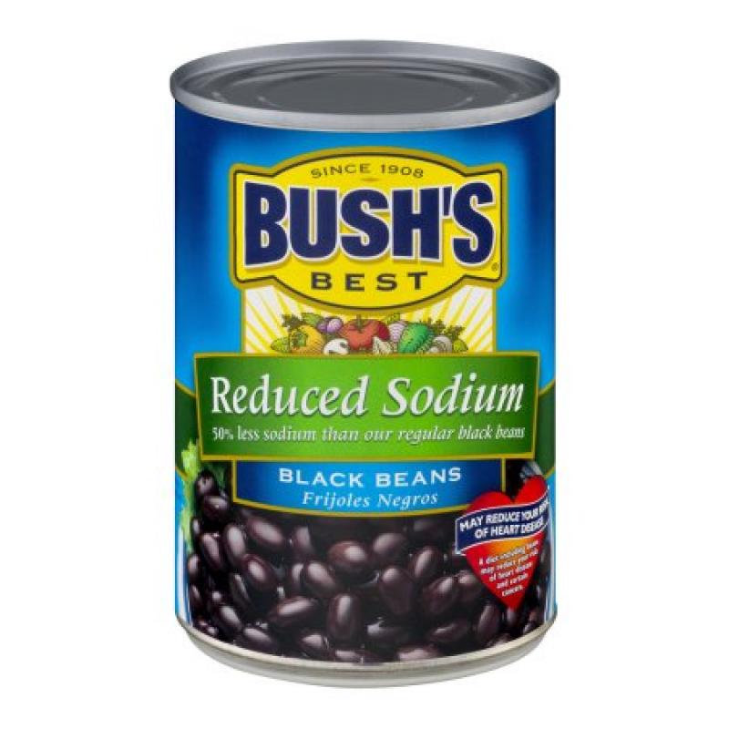 BUSH&#039;S BEST Black Beans Reduced Sodium, 15.0 OZ