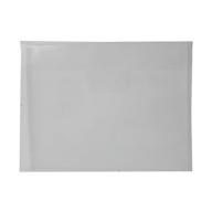 JAM Paper Plastic Job Envelopes, Tuck Flap Closure, Letter Open End, 8 7/8 x 12, Clear, 12/pack
