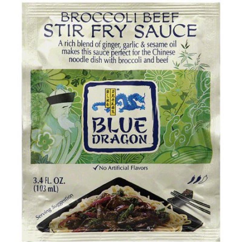 Blue Dragon Broccoli Beef Stir Fry Sauce, 3.4 fl oz, (Pack of 12)