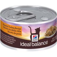 Hill&#039;s Ideal Balance Adult Roasted Turkey Recipe Canned Cat Food, 2.9 oz, Pack of 24
