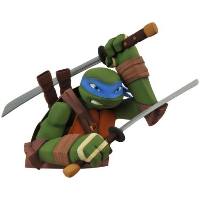 Diamond Select Toys Teenage Mutant Ninja Turtles Leonardo Bust Bank