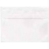 JAM Paper 5-1/2" x 7-1/2" Booklet Envelopes, White, 25-Pack