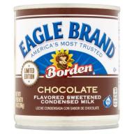 Eagle Brand Limited Edition Borden Chocolate Flavored Sweetened Condensed Milk 14 oz