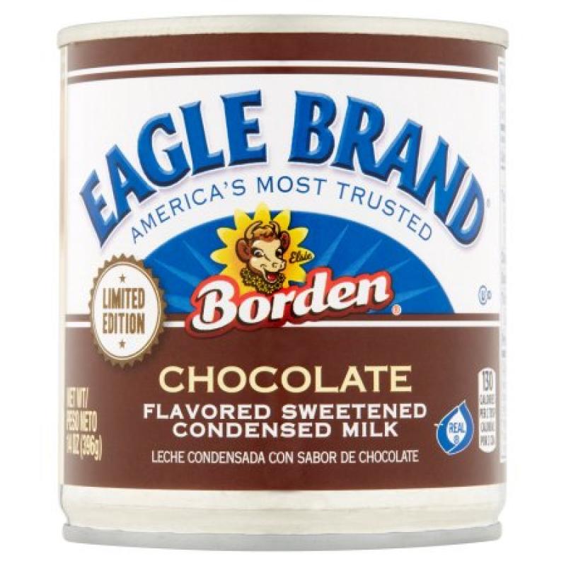 Eagle Brand Limited Edition Borden Chocolate Flavored Sweetened Condensed Milk 14 oz