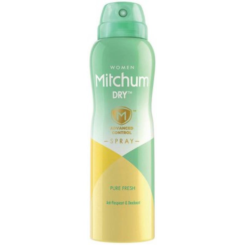 Mitchum Dry Women Pure Fresh Advanced Control Spray Anti-Perspirant & Deodorant, 4 oz