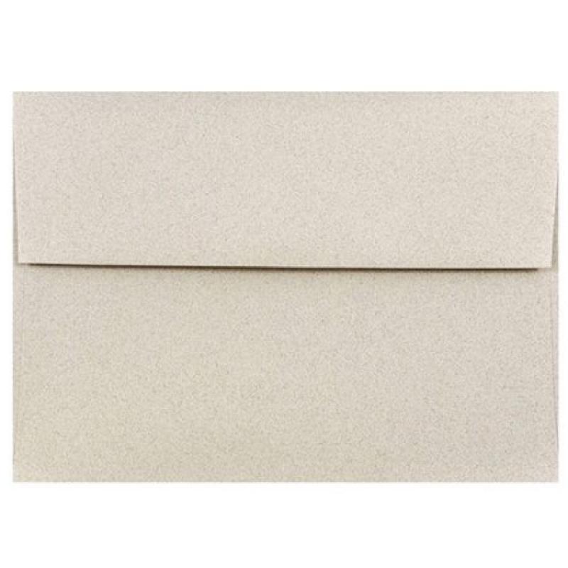 JAM Paper® - A6 (4 3/4 x 6 1/2) Sandstone Light Brown Passport Recycled Envelope - 1000 envelopes per carton