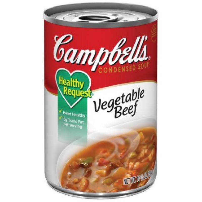 Campbell&#039;s Healthy Request Vegetable Beef Soup 10.5oz