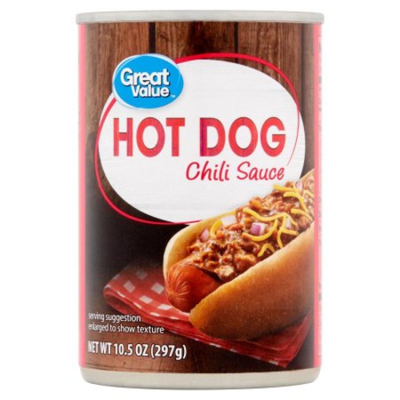 Great Value Hot Dog Chili Sauce, 10.5 oz