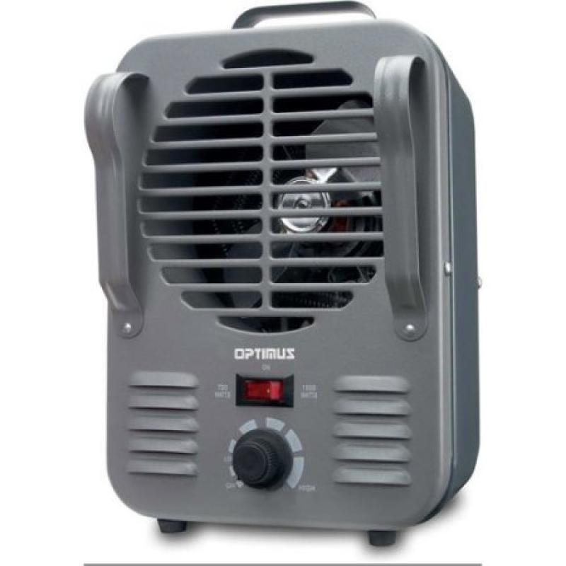 Optimus Portable Utility Heater with Thermostat, Mid Size
