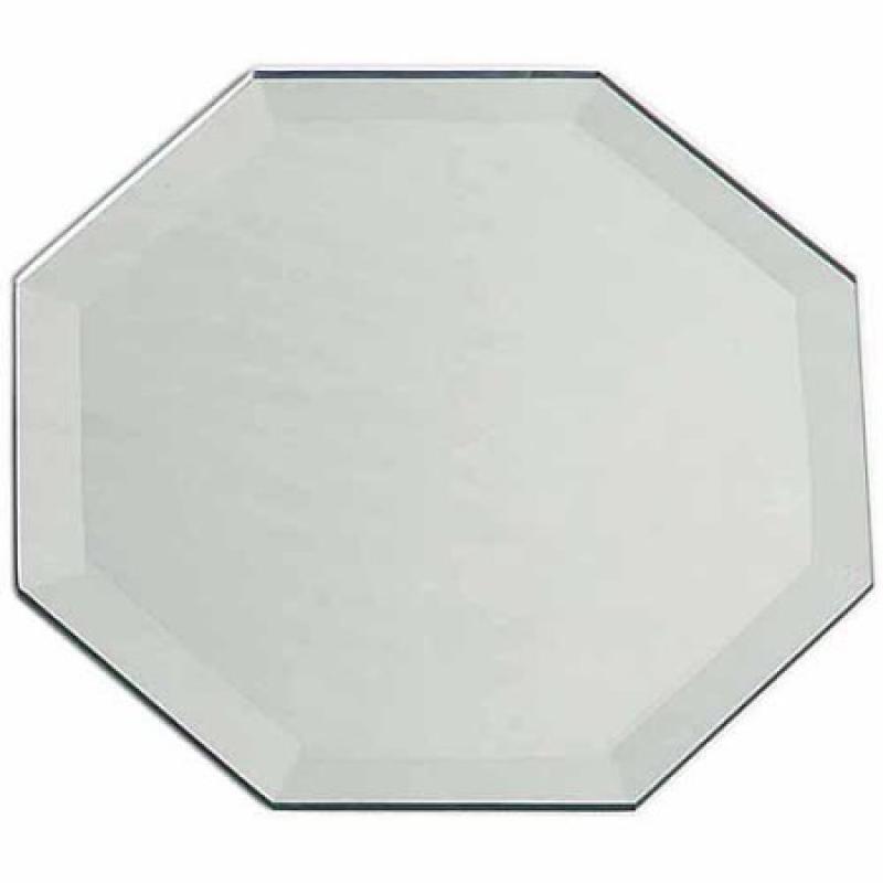 Octagon Glass Mirror with Bevel Edge, Bulk, 8"