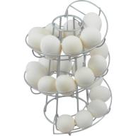 Egg Skelter Deluxe Modern Spiraling Dispenser Rack, Silver