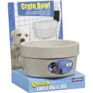 Happy Home Pet Products Dog Crate Bowl For Large Dogs, 1ct
