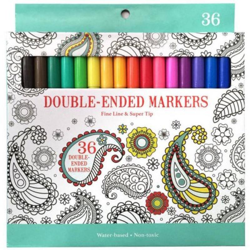 Leisure Arts Double Markers, Pack of 36