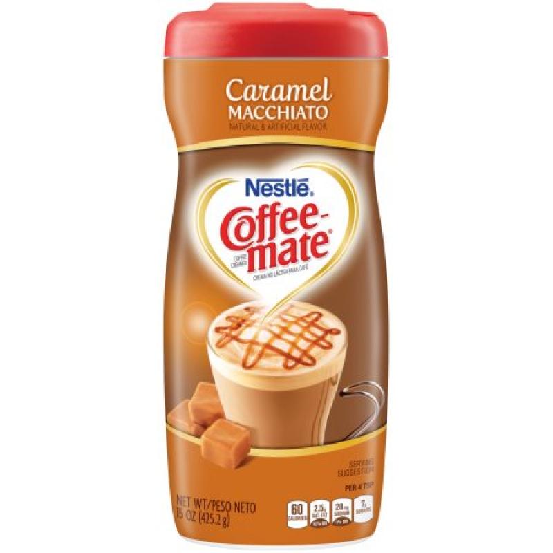 COFFEE-MATE Caramel Macchiato Coffee Creamer 15 oz. Canister