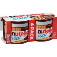 Nutella & Go! Hazelnut Spread with Breadsticks 4-1.8 oz. Packs