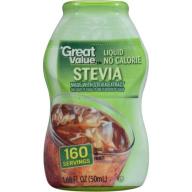 Great Value Liquid No Calorie Stevia, 1.68 fl oz