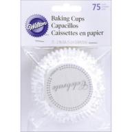 Wilton Standard Baking Cup Liner, Celebrate Silver 75 ct. 415-1544