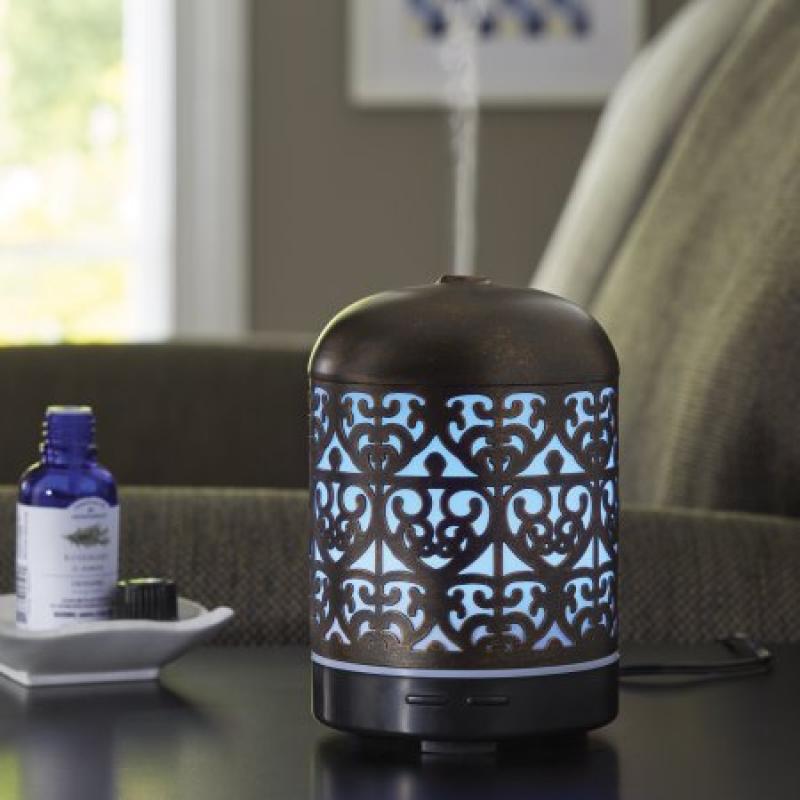 Better Homes and Gardens 100 ML Essential Oil Diffuser, Moroccan Scroll