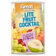 Great Value Lite Fruit Cocktail 15 oz