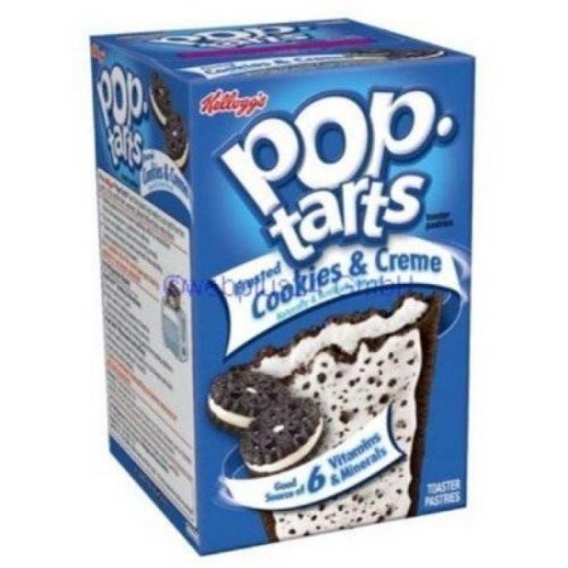 Kellogg&#039;s Pop-Tarts Frosted Cookies & Creme Toaster Pastries, 14.1 oz