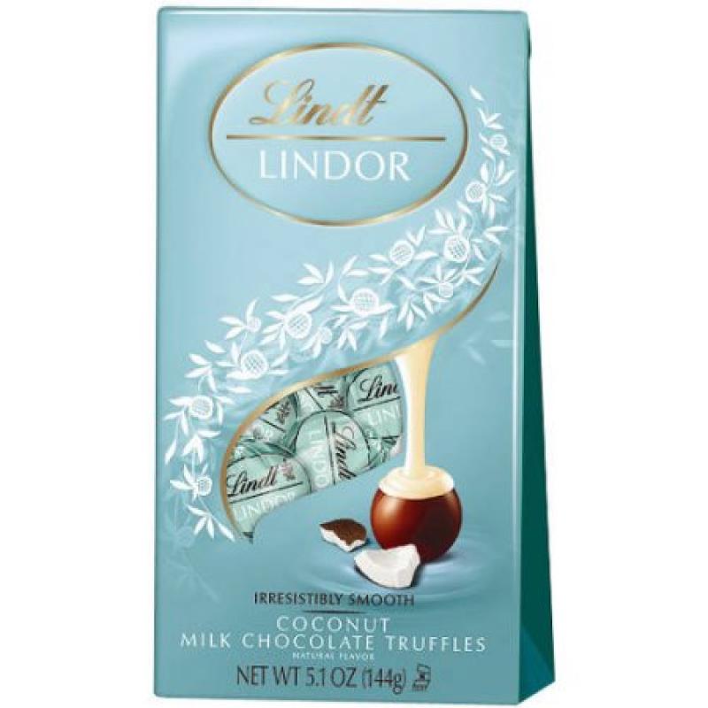 Lindt Lindor Coconut Milk Chocolate Truffles, 5.1 oz