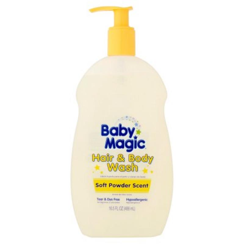 Baby Magic Soft Powder Scent Hair & Body Wash, 16.5 fl oz