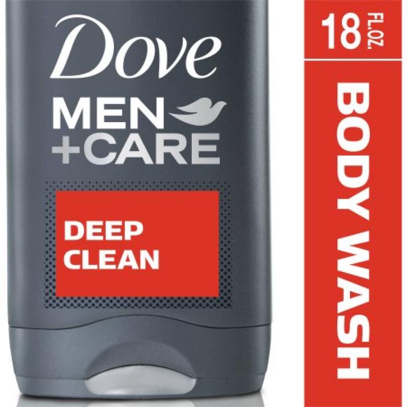 Dove Men+Care Deep Clean Body and Face Wash, 18 oz
