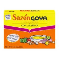 Sazon Goya A Unique Seasoning Con Azafran, 1.41 OZ