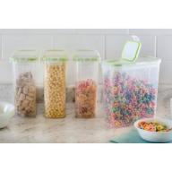 Snapware Airtight Plastic 15.3-Cup Fliptop Food Storage Container, 4-Pack